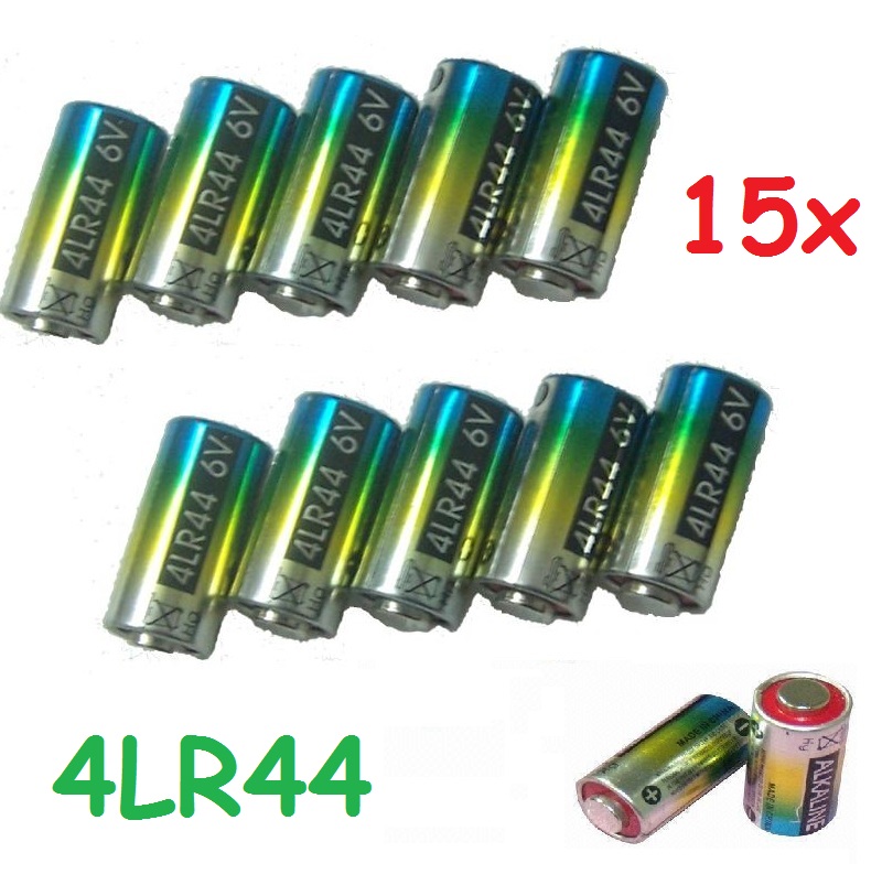 pack de 15 baterias pila alcalina de ante potendia 3lr44 6v collar anti ladridos adiestramiento perro antiladridos a544 l1325 rfs-18 11 v4034px